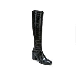 Franco Sarto Tribute boots size 7M black croc